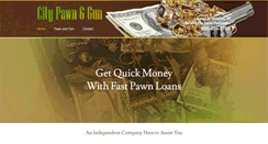 Desktop Screenshot of citypawnandgun.com