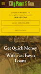 Mobile Screenshot of citypawnandgun.com